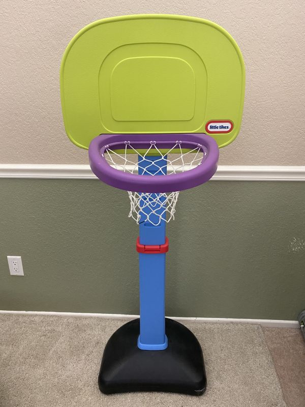 used little tikes basketball hoop